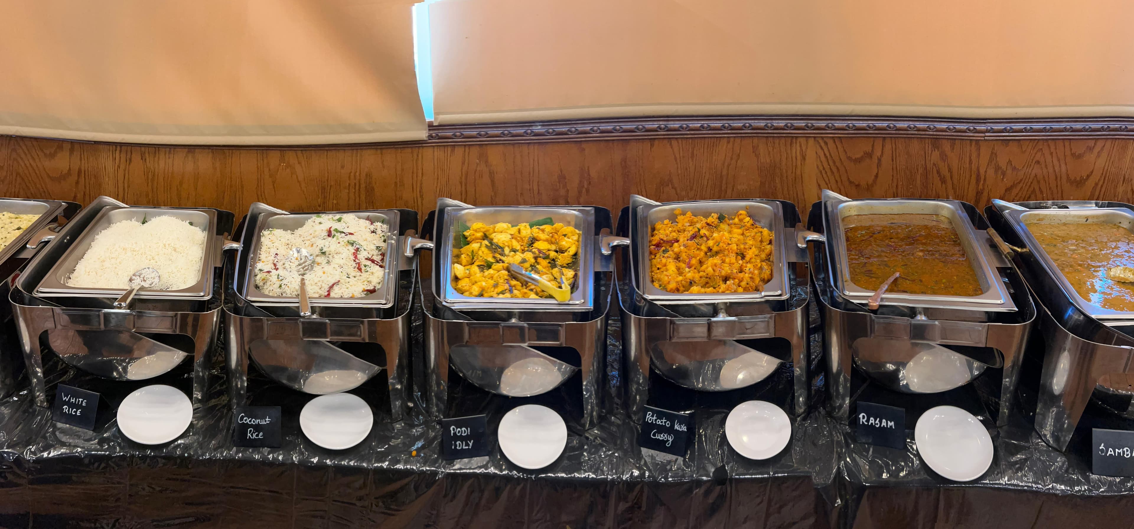Lunch buffet — sambar good indian food